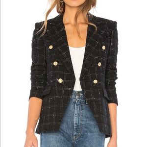 Generation Love Black Plaid Blazer